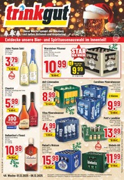 Getränkemärkte Prospekt von Trinkgut in Borgholzhausen Aktueller Trinkgut Getränkemärkte Prospekt für Borgholzhausen: Aktuelle Angebote mit 22} Seiten, 01.12.2025 - 06.12.2025