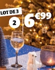 Promo 3 verres à vin à 6,99 € dans le catalogue Gifi à La Chapelle-Launay