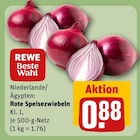 Rote Speisezwiebeln im Angebot bei REWE in Bremen Rote Speisezwiebeln Angebote von REWE Beste Wahl bei REWE Bremen für 0,88 €
