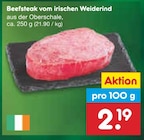 Beefsteak vom irischen Weiderind von  im aktuellen Netto Marken-Discount Prospekt für 2,19 €