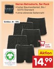 Herren Retroshorts, 5er Pack bei Netto Marken-Discount im Prospekt "" für 14,99 €
