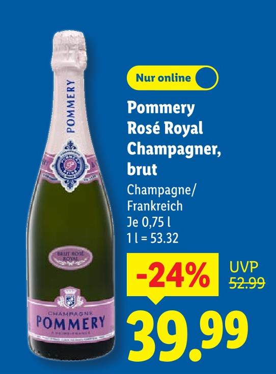Rosé Royal Champagner, brut