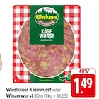 Käsewurst im Angebot bei E center in Kirchheim Käsewurst Angebote von Wiesbauer bei E center Kirchheim für 1,49 €