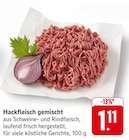 Hackfleisch gemischt im Angebot bei EDEKA in Pforzheim Hackfleisch gemischt Angebote bei EDEKA Pforzheim für 1,11 €