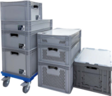 System-Stapelboxen und Körbe für 5,99 € bei Globus-Baumarkt im Angebot System-Stapelboxen und Körbe im aktuellen Globus-Baumarkt Prospekt