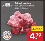 Gulasch gemischt im Angebot bei Netto Marken-Discount in Weimar Gulasch gemischt Angebote von Gut Ponholz bei Netto Marken-Discount Weimar für 4,79 €