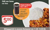 Chili con Carne mit Reis bei GLOBUS im Prospekt "" für 1,50 €