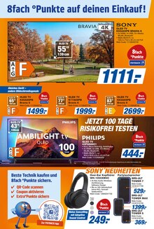 Fernseher im expert Prospekt "Top Angebote" mit 8 Seiten (Passau)