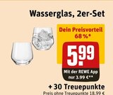 Wasserglas, 2er-Set Angebote bei REWE Elmshorn für 5,99 €