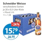 Schneider Weisse von Schneider Weisse im aktuellen V-Markt Prospekt für 15,79 €
