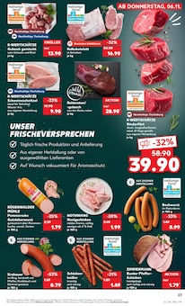Rindfleisch im Kaufland Prospekt "Aktuelle Angebote" mit 64 Seiten (Frankfurt (Main))