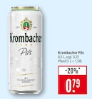 Pils im Angebot bei Marktkauf in Aschaffenburg Pils Angebote von Krombacher bei Marktkauf Aschaffenburg für 0,79 €