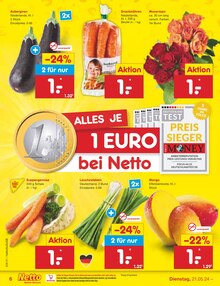 Gemüse im Netto Marken-Discount Prospekt "Aktuelle Angebote" mit 55 Seiten (Wuppertal)