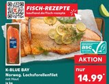 Norweg. Lachsforellenfilet im Angebot bei Kaufland in Pinneberg Norweg. Lachsforellenfilet Angebote von K-BLUE BAY bei Kaufland Pinneberg für 14,99 €