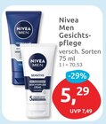 Gesichtspflege im Angebot bei budni in Seevetal Gesichtspflege Angebote von Nivea Men bei budni Seevetal für 5,29 €