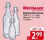 Westmark Bügelverschlussflasche im Angebot bei famila Nordost in Celle Westmark Bügelverschlussflasche Angebote bei famila Nordost Celle für 2,99 €
