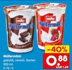 Müllermilch im Angebot bei Netto Marken-Discount in Waiblingen Müllermilch Angebote bei Netto Marken-Discount Waiblingen für 0,88 €