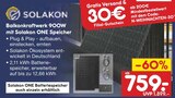 Balkonkraftwerk 900W mit Solakon ONE Speicher im Netto Marken-Discount Prospekt Balkonkraftwerk 900W mit Solakon ONE Speicher von Solakon im aktuellen Netto Marken-Discount Prospekt für 759,00 €