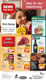 REWE Prospekt "Dein Markt" für Wesel, 33 Seiten, 10.02.2025 - 15.02.2025