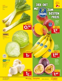 Bananen im Netto Marken-Discount Prospekt "Aktuelle Angebote" mit 65 Seiten (Koblenz)