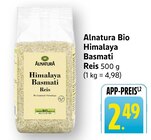 Himalaya Basmati Reis im Angebot bei E center in Reutlingen Himalaya Basmati Reis Angebote von Alnatura bei E center Reutlingen für 2,49 €