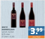 Getränke Lehmann - Getränke A-Z - Dornfelder Angebot im Prospekt Dornfelder bei Getränke Lehmann - Getränke A-Z im Prospekt "" für 3,99 €