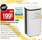 Climatiseur mobile réversible opc-a01-090hp - Optimea en promo chez Bricorama Climatiseur mobile réversible opc-a01-090hp - Optimea dans le catalogue Bricorama