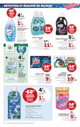 Prix et réduction Lessive Capsules dans le prospectus Super U en cours Offre Lessive Capsules dans le catalogue Super U du moment à la page 12