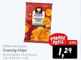 Crunchy Chips im Konsum Prospekt Crunchy Chips von EDEKA Herzstücke im aktuellen Konsum Prospekt für 1,29 €