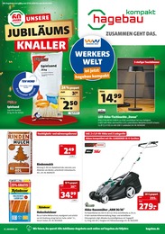 Aktueller hagebau kompakt Baumärkte Prospekt für Woltersdorf: UNSERE JUBILÄUMS KNALLER mit 8} Seiten, 27.04.2024 - 04.05.2024