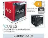 Aktuelles Glastürkühlschrank Cool Cube Angebot bei Metro in Chemnitz ab 154,69 €