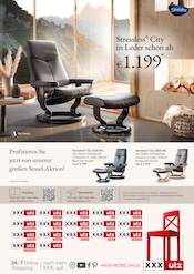 Relaxsessel im XXXLutz Möbelhäuser Prospekt in Essen Aktueller XXXLutz Möbelhäuser Prospekt mit Relaxsessel, "Stressless - Zurücklehnen und sparen!", Seite 4