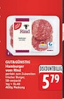 Hamburger vom Rind von Gut&Günstig für 5,79 € bei E center im Angebot Hamburger vom Rind von Gut&Günstig im aktuellen E center Prospekt