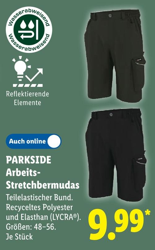 Arbeits-Stretchbermudas