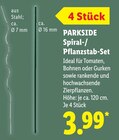 Spiral-/Pflanzstab-Set Angebote von PARKSIDE bei Lidl Ludwigshafen für 3,99 €