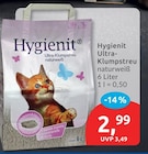 Ultra-Klumpstreu von Hygienit für 2,99 € bei budni im Angebot Ultra-Klumpstreu von Hygienit im aktuellen budni Prospekt