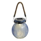 Promo Lampe solaire à poser ou suspendre en verre et jute Ø11xH12,5cm (2 modèles) à 2,99 € dans le catalogue Gifi à Nevers