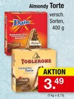 Schokoladen-Torte mit knusprigem Karamell im Angebot bei Zimmermann in Lehrte Schokoladen-Torte mit knusprigem Karamell Angebote von Daim bei Zimmermann Lehrte für 3,49 €
