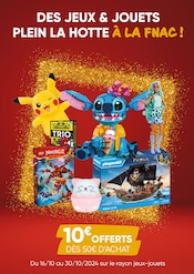 Prospectus Fnac à Valence, "DES JEUX & JOUETS PLEIN LA HOTTE À LA FNAC !", 148 pages de promos valables du 18/10/2024 au 31/12/2024