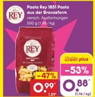 Pasta Rey 1851 Pasta aus der Bronzeform im Angebot bei Netto Marken-Discount in Potsdam Pasta Rey 1851 Pasta aus der Bronzeform Angebote von Rey bei Netto Marken-Discount Potsdam für 0,88 €