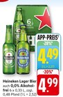 Aktuelle Bier Angebote bei EDEKA in Landau (Pfalz) Aktuelles Heineken Lager Bier Angebot bei EDEKA in Landau (Pfalz) ab 4,49 €
