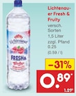 Fresh & Fruity im Angebot bei Netto Marken-Discount in Potsdam Fresh & Fruity Angebote von Lichtenauer bei Netto Marken-Discount Potsdam für 0,89 €