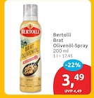 Brat Olivenöl-Spray im budni Prospekt Brat Olivenöl-Spray von Bertolli im aktuellen budni Prospekt für 3,49 €