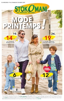 Prospectus Stokomani à Mondeville, "MODE PRINTEMPS !", 25 pages de promos valables du 19/03/2025 au 30/03/2025