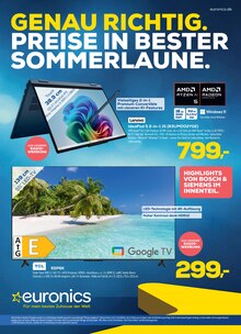 Notebook im aktuellen EURONICS Prospekt (Mönchengladbach) Notebook im EURONICS Prospekt "GENAU RICHTIG. PREISE IN BESTER SOMMERLAUNE." mit 12 Seiten (Mönchengladbach)