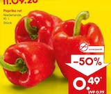 Paprika rot Angebote bei Netto Marken-Discount Schorndorf für 0,49 €