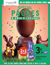 Catalogue Supermarchés E.Leclerc en cours à Lorquin et alentours, "SPÉCIAL PÂQUES À PRIX E.LECLERC", 16 pages, 24/03/2026 - 04/04/2026