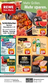 Lebensmittel im REWE Prospekt in Beckum Aktueller REWE Prospekt mit Lebensmittel, "Dein Markt", Seite 1