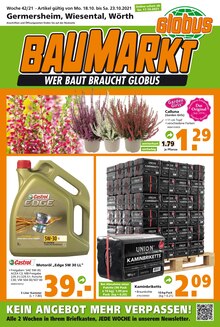 Globus-Baumarkt Prospekt für Knittelsheim mit 20 Seiten Globus-Baumarkt Prospekt für Knittelsheim: WER BAUT BRAUCHT GLOBUS, 20 Seiten, 16.10.2021 - 23.10.2021