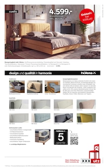 Bett im aktuellen XXXLutz Prospekt (Reutlingen) Bett im XXXLutz Prospekt "Design fĂĽr guten Geschmack" mit 8 Seiten (Reutlingen)